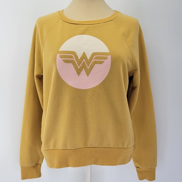 Junk Food Clothing Tops - Junk Food Wonder Woman Crewneck Sweatshirt